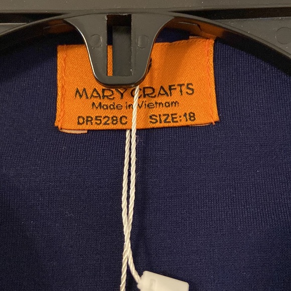 Mary Crafts Blazer size 18 brand new with tags color navy blue length 28” - Picture 3 of 12